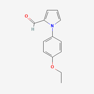 molecular formula C13H13NO2 B1331917 1-(4-乙氧基苯基)-1H-吡咯-2-甲醛 CAS No. 86454-34-4