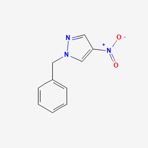 molecular formula C10H9N3O2 B1331922 1-苄基-4-硝基-1H-吡唑 CAS No. 88095-61-8