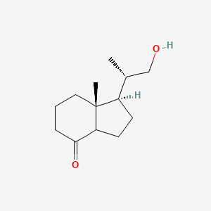 (1R,7AR)-1-((S)-1-Hydroxypropan-2-YL)-7A-methylhexahydro-1H-inden-4(2H)-one