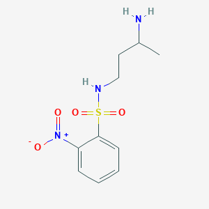 N-(3-Aminobutyl)-2-nitrobenzene-1-sulfonamide