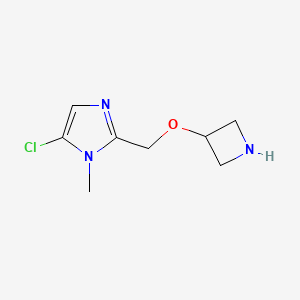 2-[(Azetidin-3-yloxy)methyl]-5-chloro-1-methyl-1H-imidazole