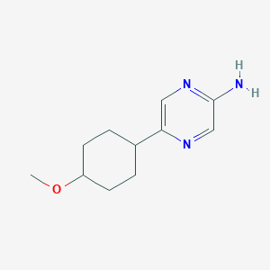 Rel-5-((1r,4r)-4-methoxycyclohexyl)pyrazin-2-amine