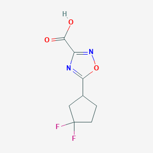 5-(3,3-Difluorocyclopentyl)-1,2,4-oxadiazole-3-carboxylic acid