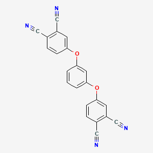 molecular formula C22H10N4O2 B1331932 1,3-双(3,4-二氰基苯氧基)苯 CAS No. 72452-47-2