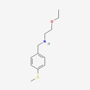 (2-Ethoxyethyl)({[4-(methylsulfanyl)phenyl]methyl})amine