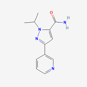 1-isopropyl-3-(pyridin-3-yl)-1H-pyrazole-5-carboxamide