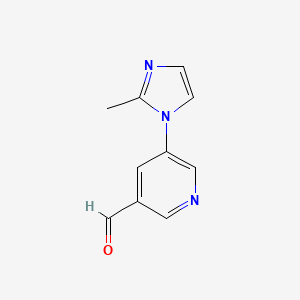 5-(2-Methyl-1H-imidazol-1-yl)pyridine-3-carbaldehyde