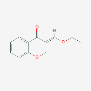 3-(Ethoxymethylidene)-3,4-dihydro-2H-1-benzopyran-4-one