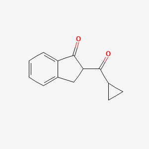 2-Cyclopropanecarbonyl-2,3-dihydro-1H-inden-1-one