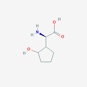 (2R)-2-amino-2-(2-hydroxycyclopentyl)acetic acid