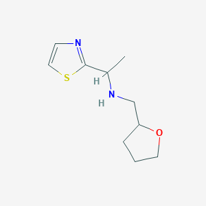 (Oxolan-2-ylmethyl)[1-(1,3-thiazol-2-yl)ethyl]amine