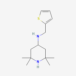 B1331946 (2,2,6,6-Tetramethyl-piperidin-4-yl)-thiophen-2-ylmethyl-amine CAS No. 626212-88-2