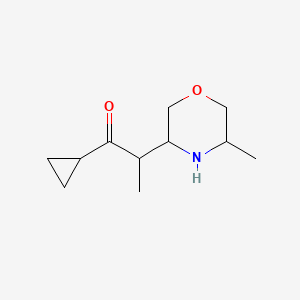 1-Cyclopropyl-2-(5-methylmorpholin-3-yl)propan-1-one