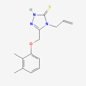 B1331956 4-allyl-5-[(2,3-dimethylphenoxy)methyl]-4H-1,2,4-triazole-3-thiol CAS No. 669705-39-9