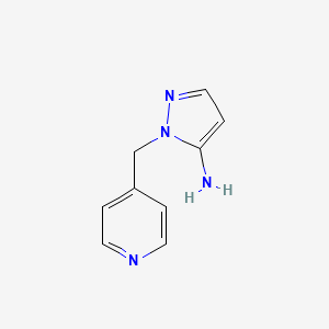 molecular formula C9H10N4 B1331960 1-(吡啶-4-基甲基)-1H-吡唑-5-胺 CAS No. 3524-31-0