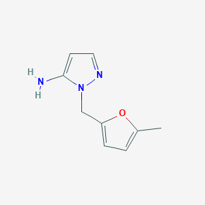molecular formula C9H11N3O B1331961 1-((5-Methylfuran-2-yl)methyl)-1H-pyrazol-5-amine CAS No. 956193-08-1