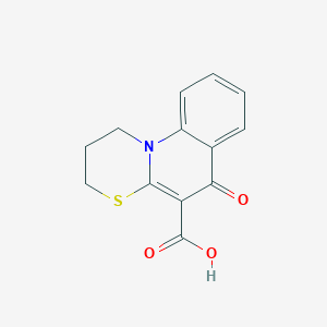 6-Oxo-1H,2H,3H,6H-[1,3]thiazino[3,2-a]quinoline-5-carboxylic acid