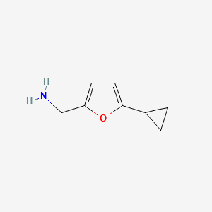 (5-Cyclopropylfuran-2-yl)methanamine