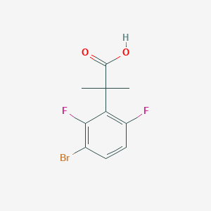 2-(3-Bromo-2,6-difluorophenyl)-2-methylpropanoic acid