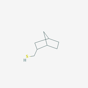 molecular formula C8H14S B13319694 Bicyclo[2.2.1]heptan-2-ylmethanethiol 