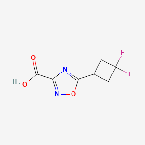 5-(3,3-Difluorocyclobutyl)-1,2,4-oxadiazole-3-carboxylic acid