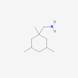 molecular formula C10H21N B13319718 (1,3,5-Trimethylcyclohexyl)methanamine 