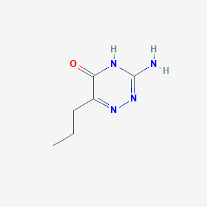 3-Amino-6-propyl-1,2,4-triazin-5-OL