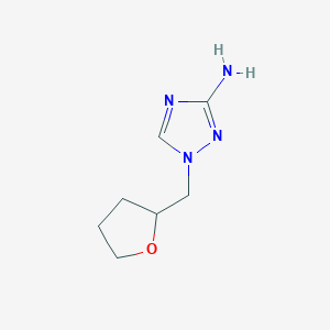 1-(oxolan-2-ylmethyl)-1H-1,2,4-triazol-3-amine