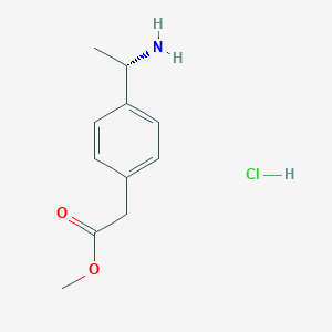 (S)-Methyl 2-(4-(1-aminoethyl)phenyl)acetate hydrochloride