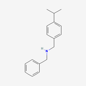 molecular formula C17H21N B1331994 苄基-(4-异丙基苄基)-胺 CAS No. 346700-52-5