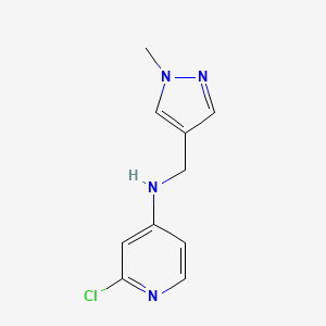 2-chloro-N-[(1-methyl-1H-pyrazol-4-yl)methyl]pyridin-4-amine