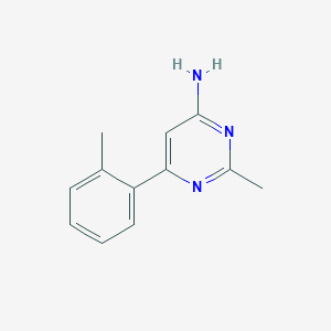 2-Methyl-6-(o-tolyl)pyrimidin-4-amine