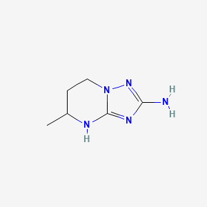 5-Methyl-4H,5H,6H,7H-[1,2,4]triazolo[1,5-a]pyrimidin-2-amine