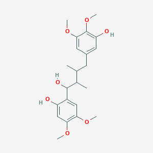 molecular formula C22H30O7 B13320042 Kadcoccilignan 