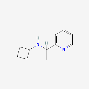 N-[1-(pyridin-2-yl)ethyl]cyclobutanamine