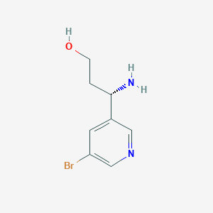 (3S)-3-Amino-3-(5-bromo(3-pyridyl))propan-1-OL