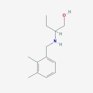 molecular formula C13H21NO B13320098 2-{[(2,3-Dimethylphenyl)methyl]amino}butan-1-ol 