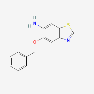 5-(Benzyloxy)-2-methyl-1,3-benzothiazol-6-amine