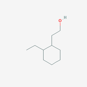 molecular formula C10H20O B13320142 2-(2-Ethylcyclohexyl)ethan-1-ol 