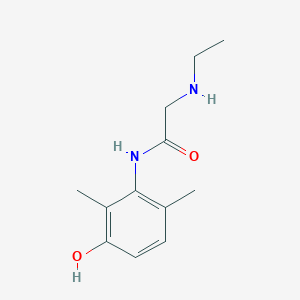 molecular formula C12H18N2O2 B133202 3-羟基单乙基甘氨酰西利地 CAS No. 34604-56-3