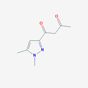 1-(1,5-Dimethyl-1H-pyrazol-3-yl)butane-1,3-dione