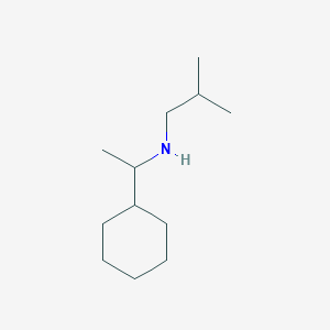 (1-Cyclohexylethyl)(2-methylpropyl)amine