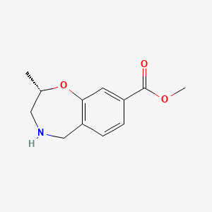 Methyl (S)-2-methyl-2,3,4,5-tetrahydrobenzo[f][1,4]oxazepine-8-carboxylate