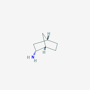 molecular formula C7H13N B13320352 (1S,2R,4S)-Bicyclo[2.2.1]heptan-2-amine 