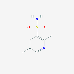 molecular formula C7H10N2O2S B13320381 2,5-Dimethylpyridine-3-sulfonamide 