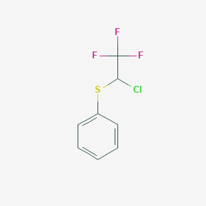 [(1-Chloro-2,2,2-trifluoroethyl)sulfanyl]benzene