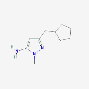 3-(cyclopentylmethyl)-1-methyl-1H-pyrazol-5-amine