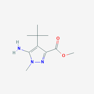 Methyl 5-amino-4-tert-butyl-1-methyl-1H-pyrazole-3-carboxylate