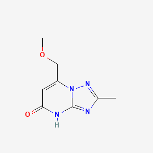 7-(Methoxymethyl)-2-methyl-4H,5H-[1,2,4]triazolo[1,5-a]pyrimidin-5-one