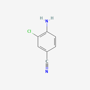 molecular formula C7H5ClN2 B1332060 4-Amino-3-chlorobenzonitrile CAS No. 21803-75-8